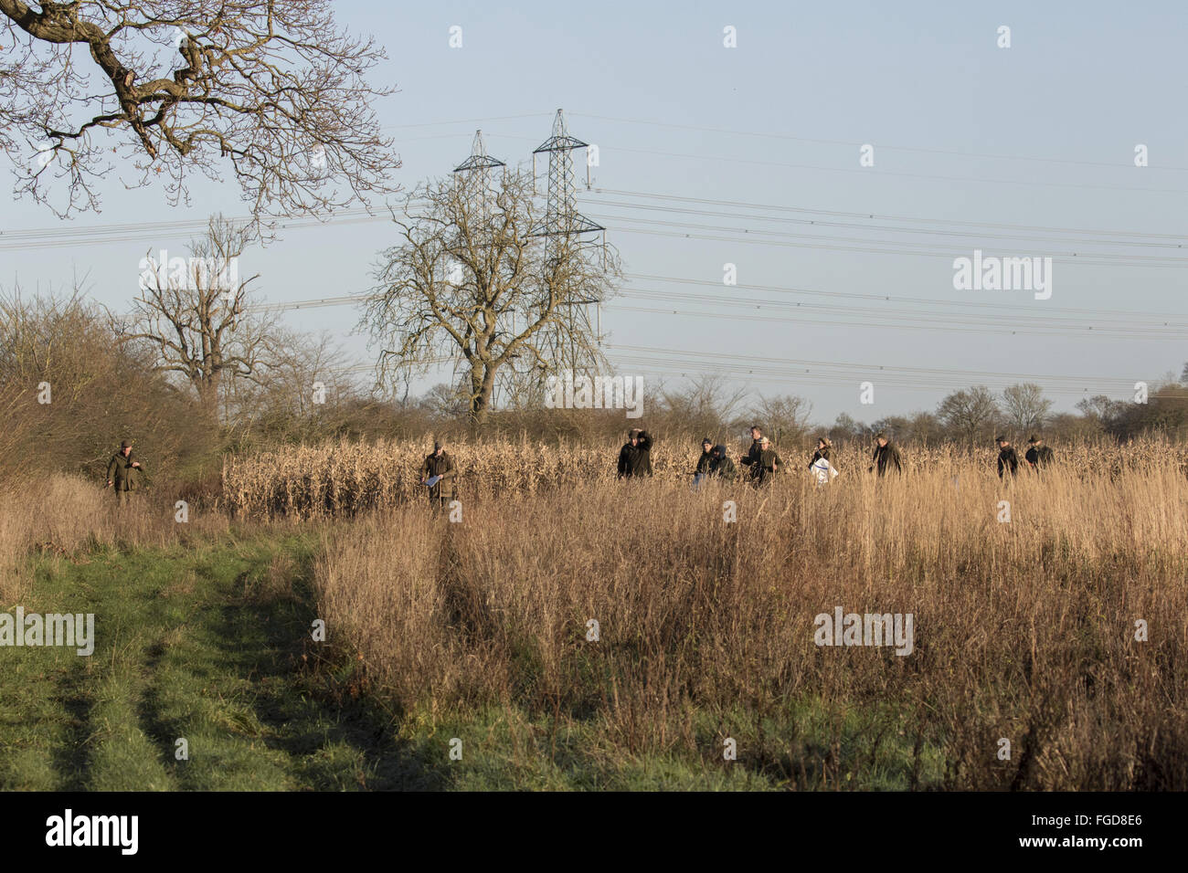 Game shooting beaters flag hires stock photography and images Alamy