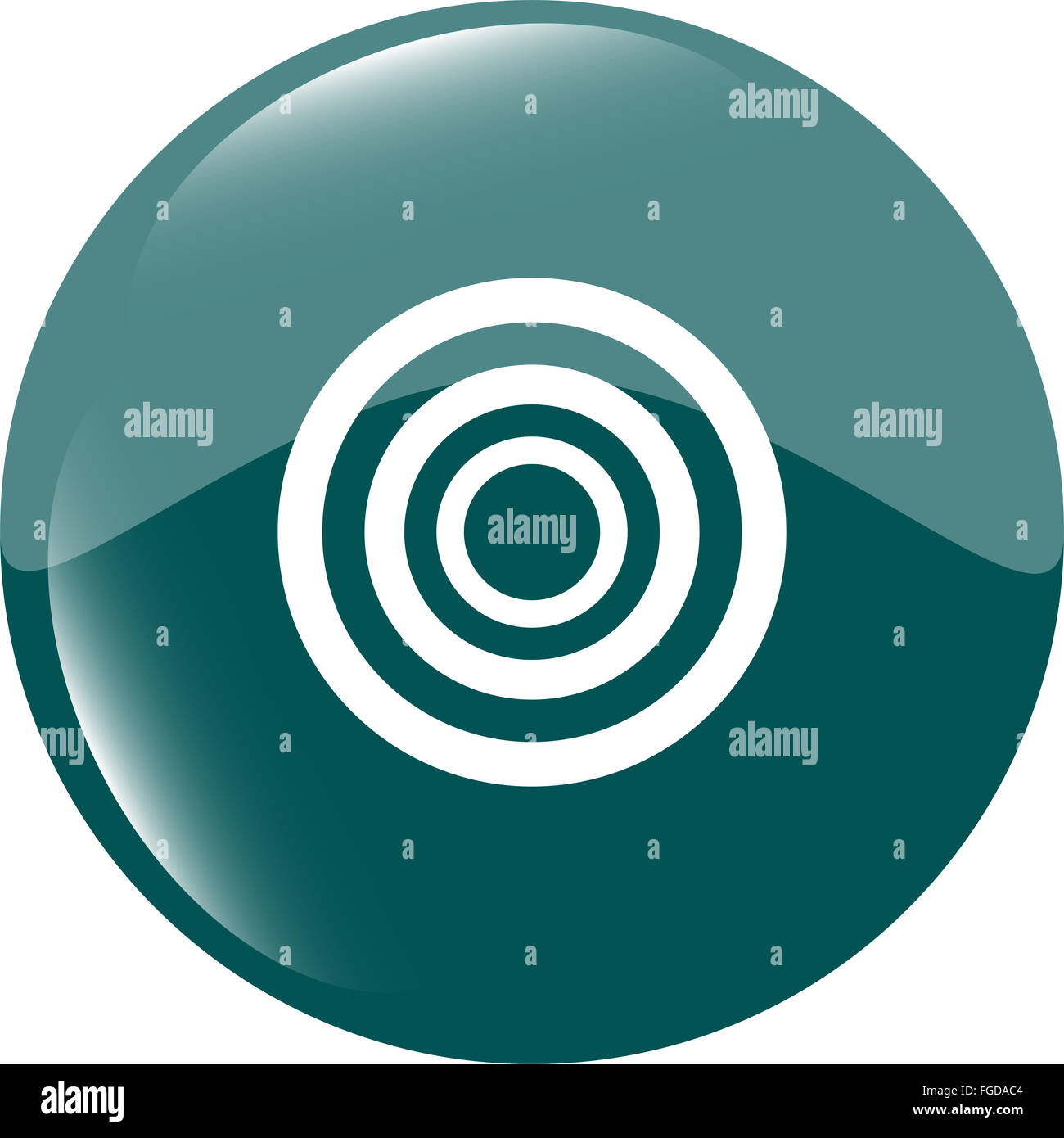 target sign icon. Pointer symbol. Modern UI website button Stock Photo ...