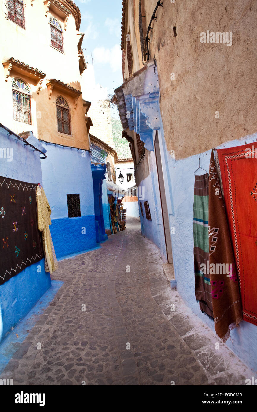 Old medina Chefchaouen Morocco Stock Photo - Alamy