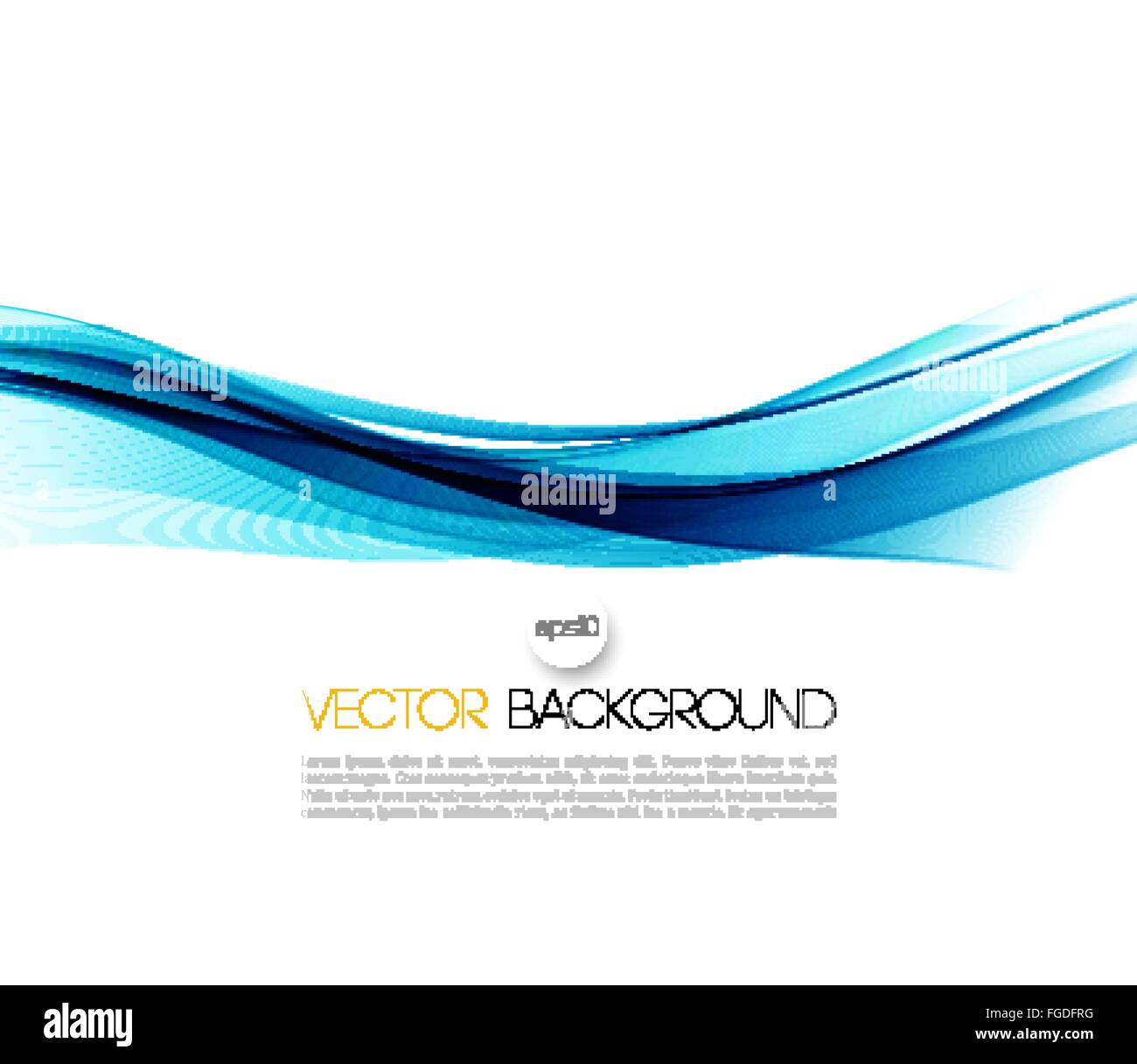Abstract vector background, blue wavy Stock Vector Image & Art - Alamy