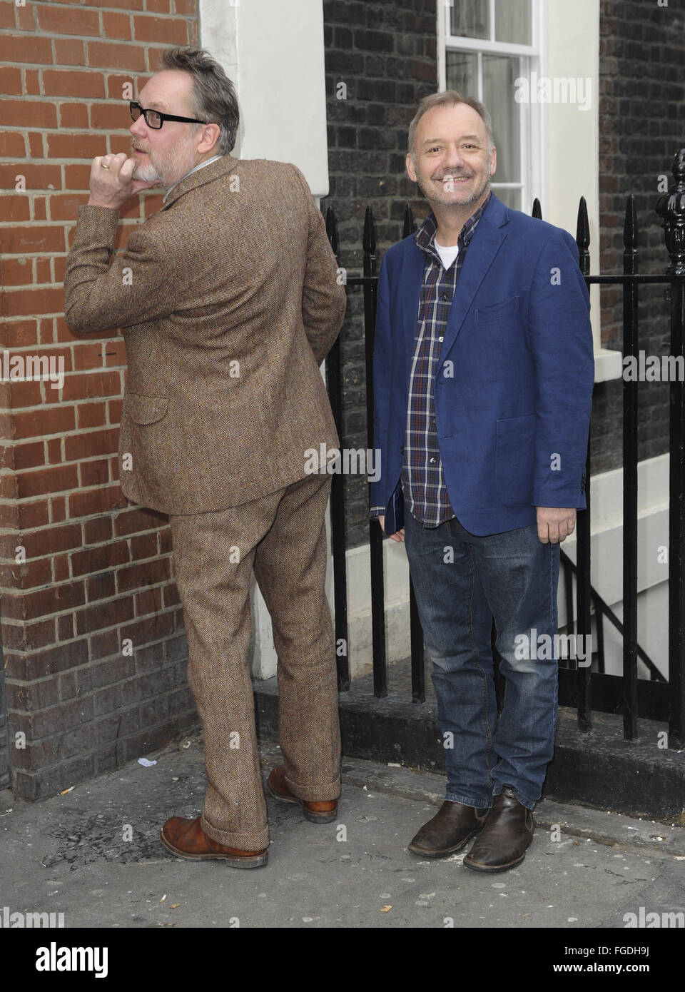 Vic Reeves and Bob Mortimer attend a photocall ahead of their UK tour '25 Years of