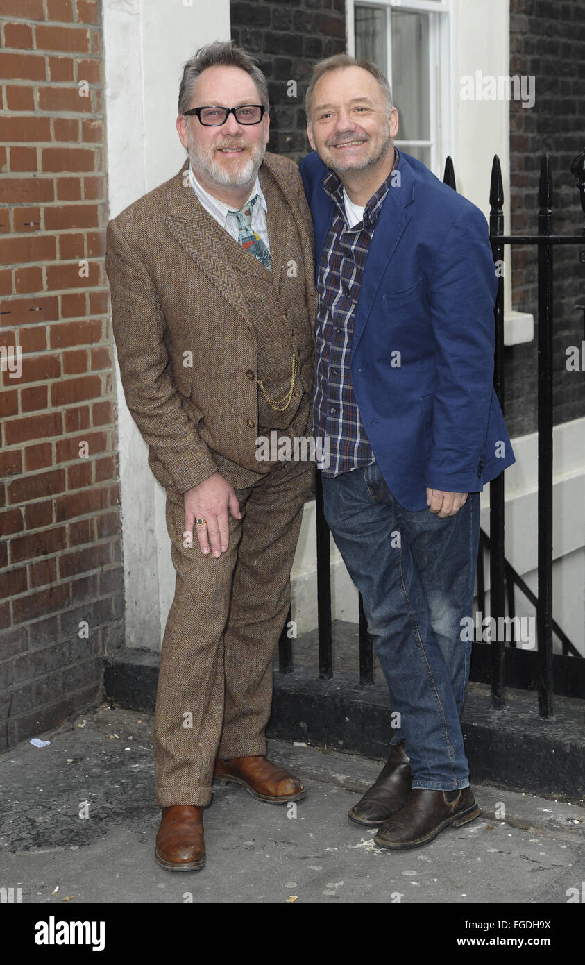Vic Reeves and Bob Mortimer attend a photocall ahead of their UK tour '25 Years of