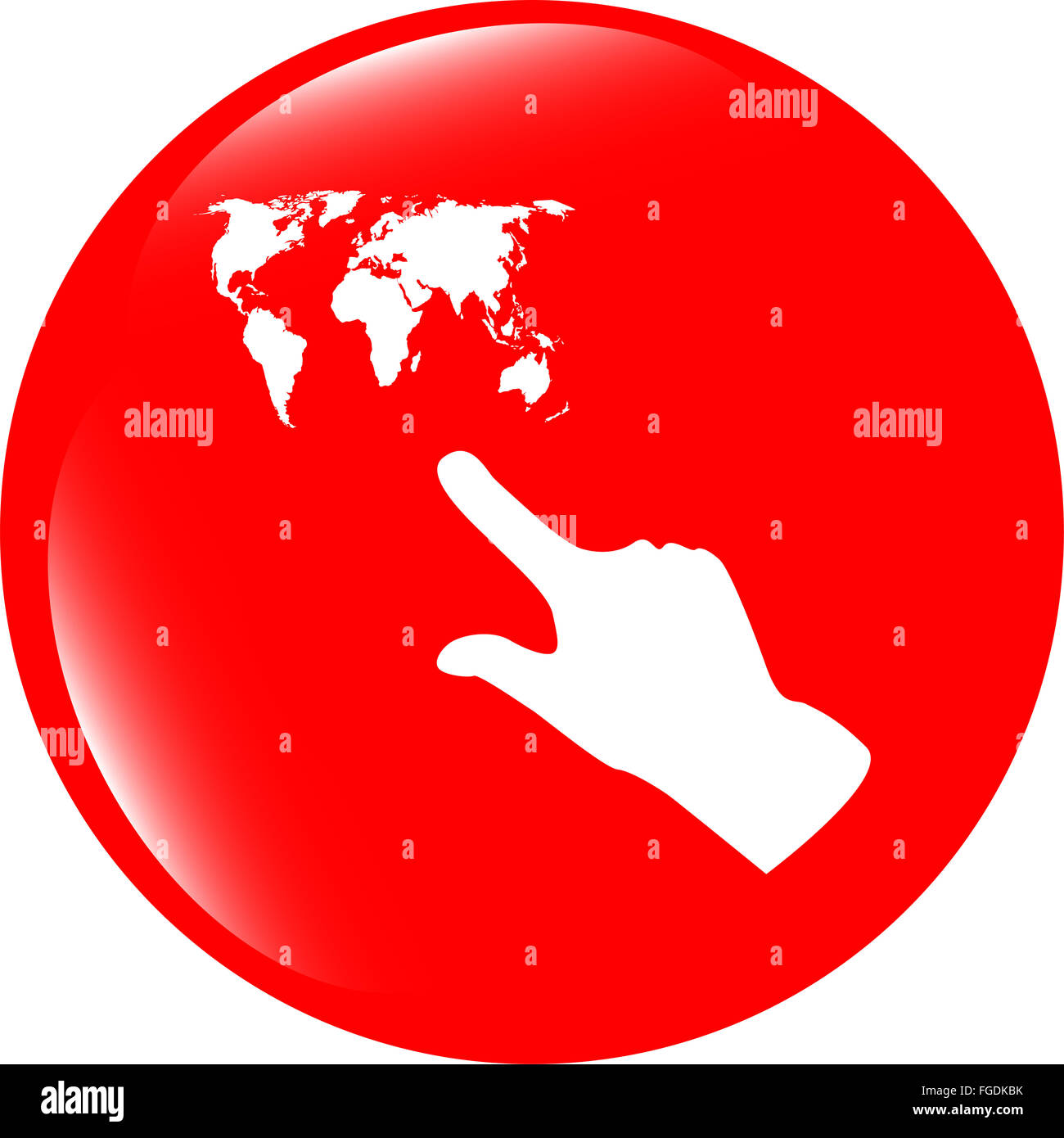 icon with people hand and world map sign. Arrows symbol. Icon for App ...
