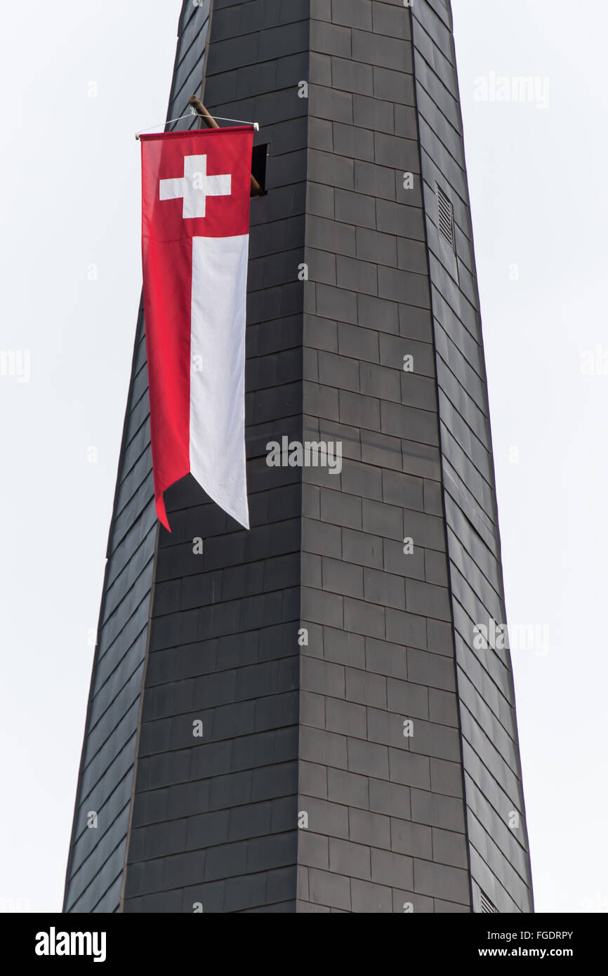 Swiss flag Stock Photo