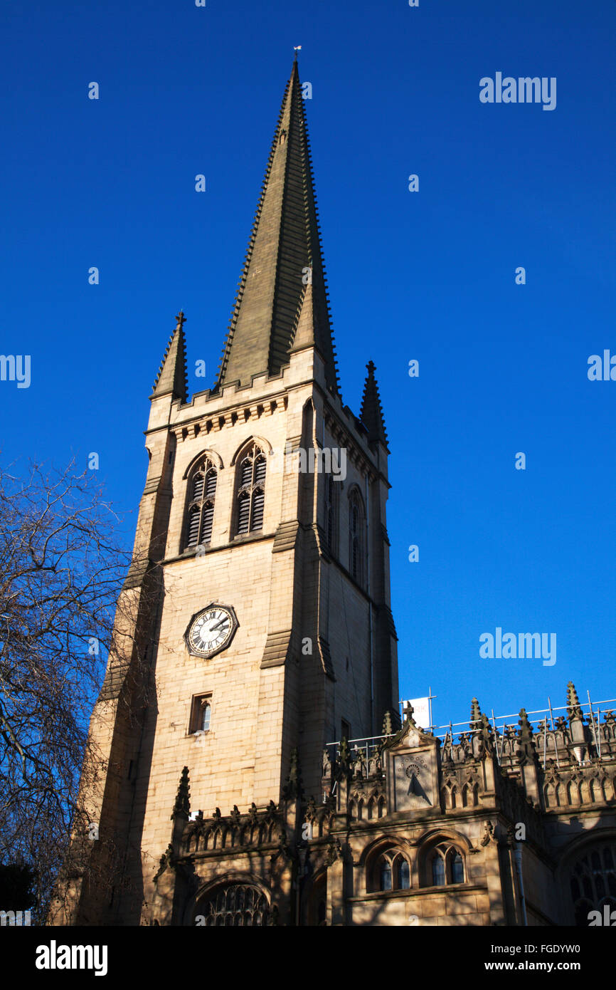 Wakefield Cathedral Wakefield West Yorkshire England Stock Photo Alamy