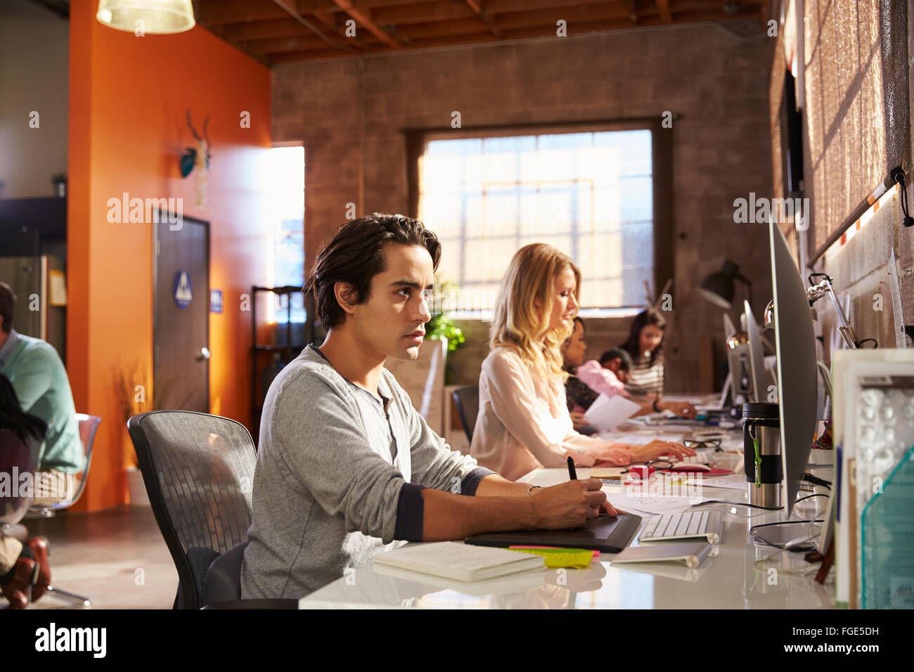 Team designers working office hi-res stock photography and images - Alamy