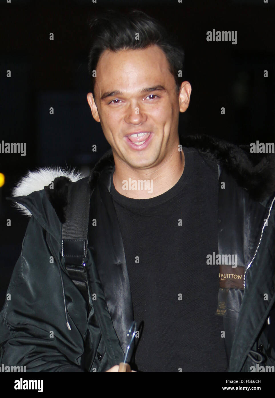 Gareth Gates outside ITV Studios Featuring Gareth Gates Where London