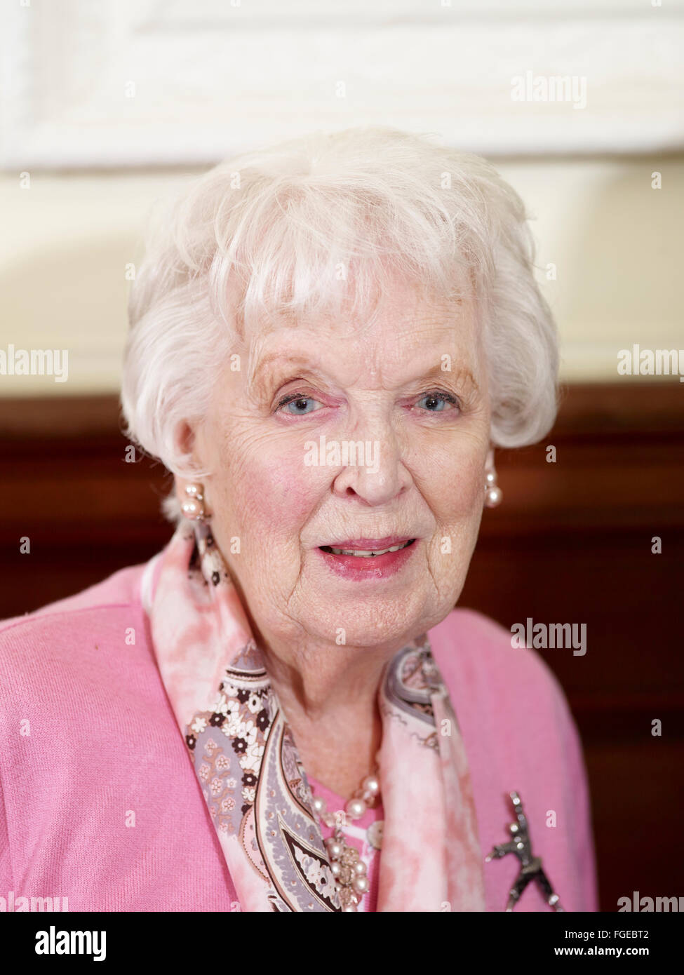 June Whitfield at the Oldie of the Year Awards 2016 Stock Photo