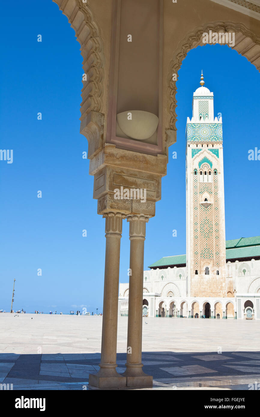 Hassan II Mosque Casablanca Morocco Stock Photo