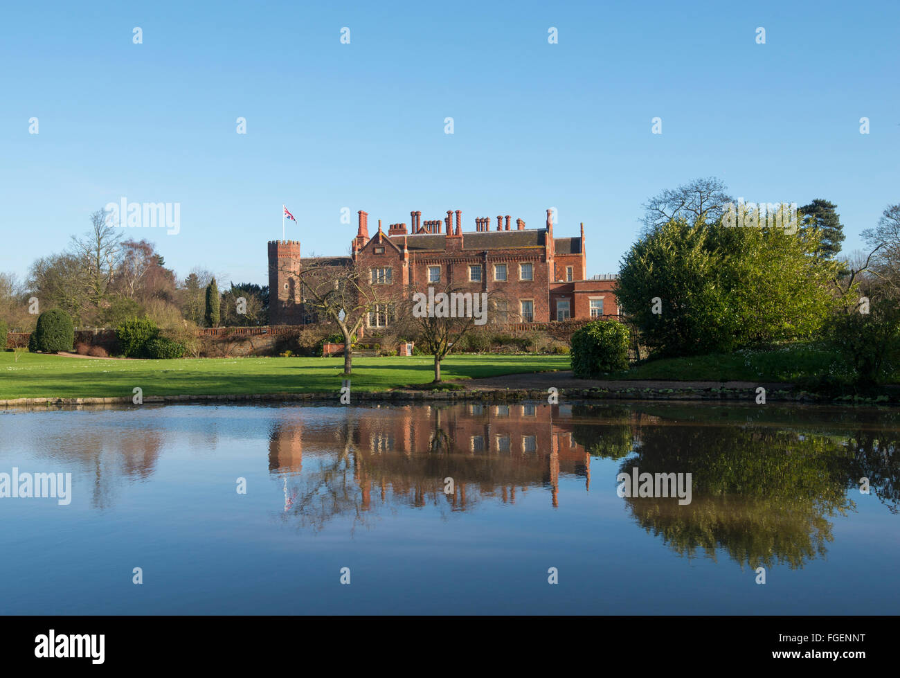 Hodsock Priory, Blyth Worksop Nottinghamshire England UK Stock Photo