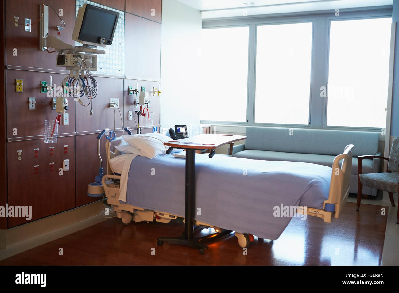 Empty Patient Room In Modern Hospital Stock Photo 96211941