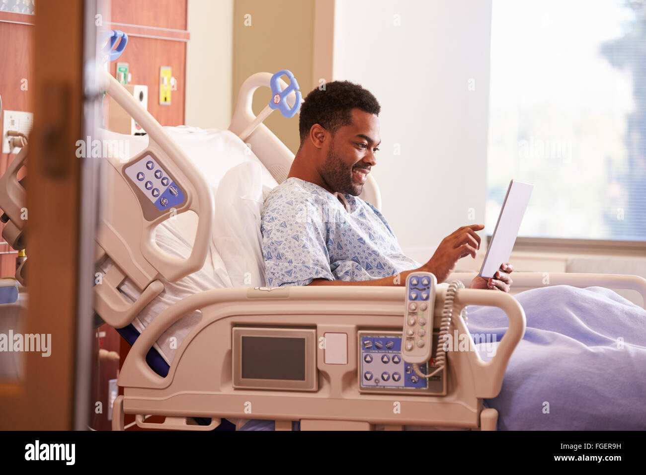 Black male patient hi-res stock photography and images - Alamy
