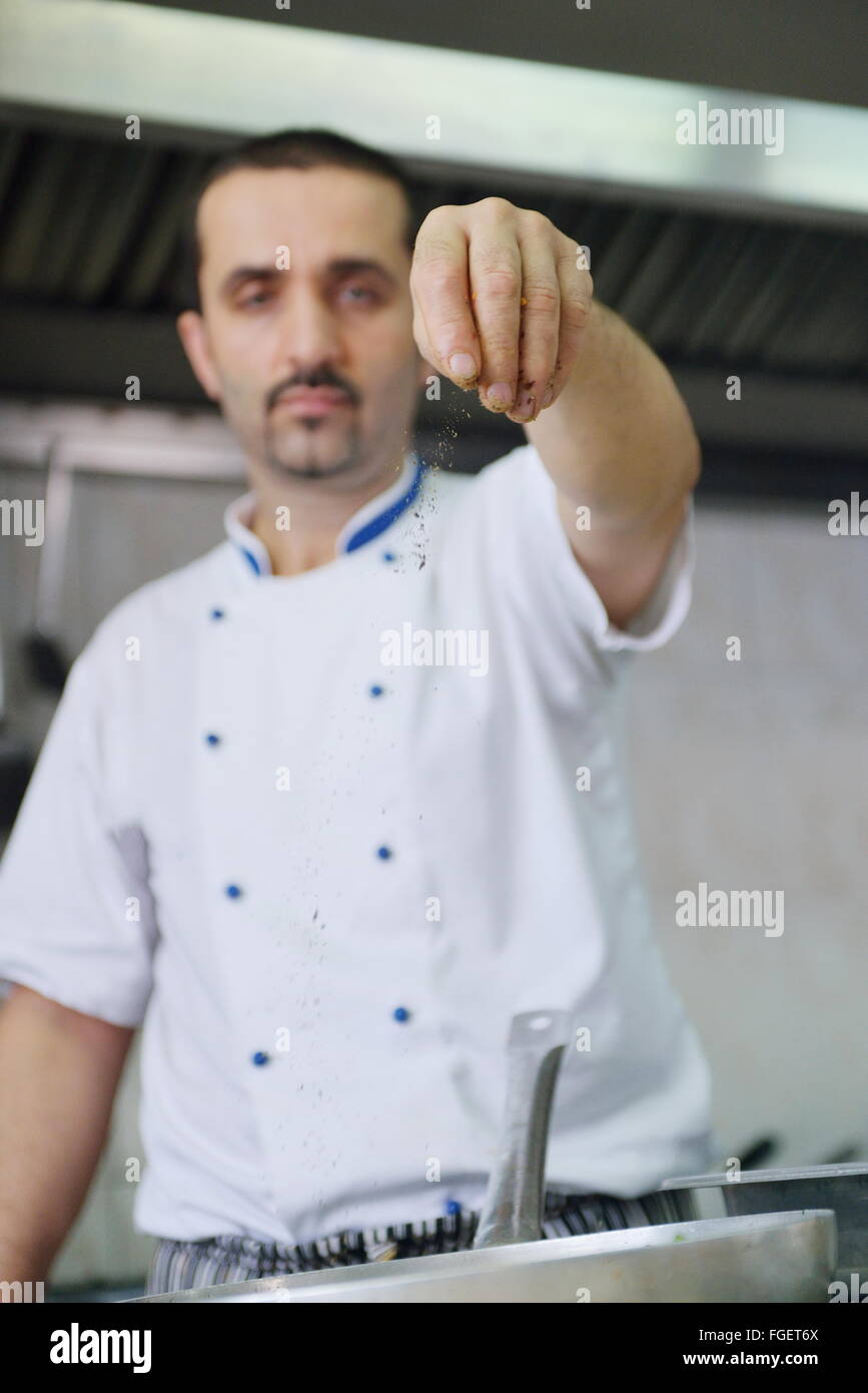 chef preparing food Stock Photo - Alamy