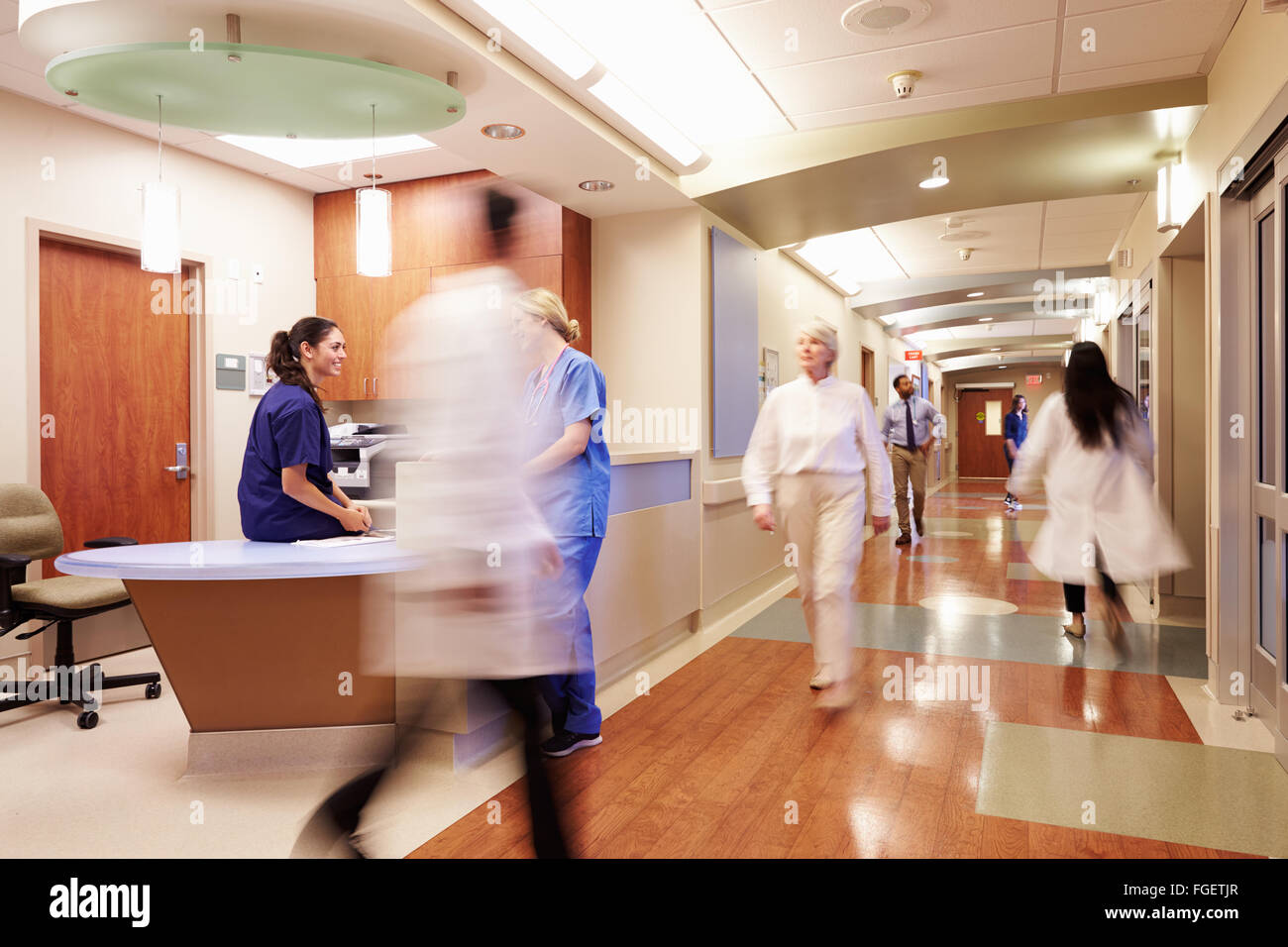 Busy hospital ward motion blur hires stock photography and images Alamy