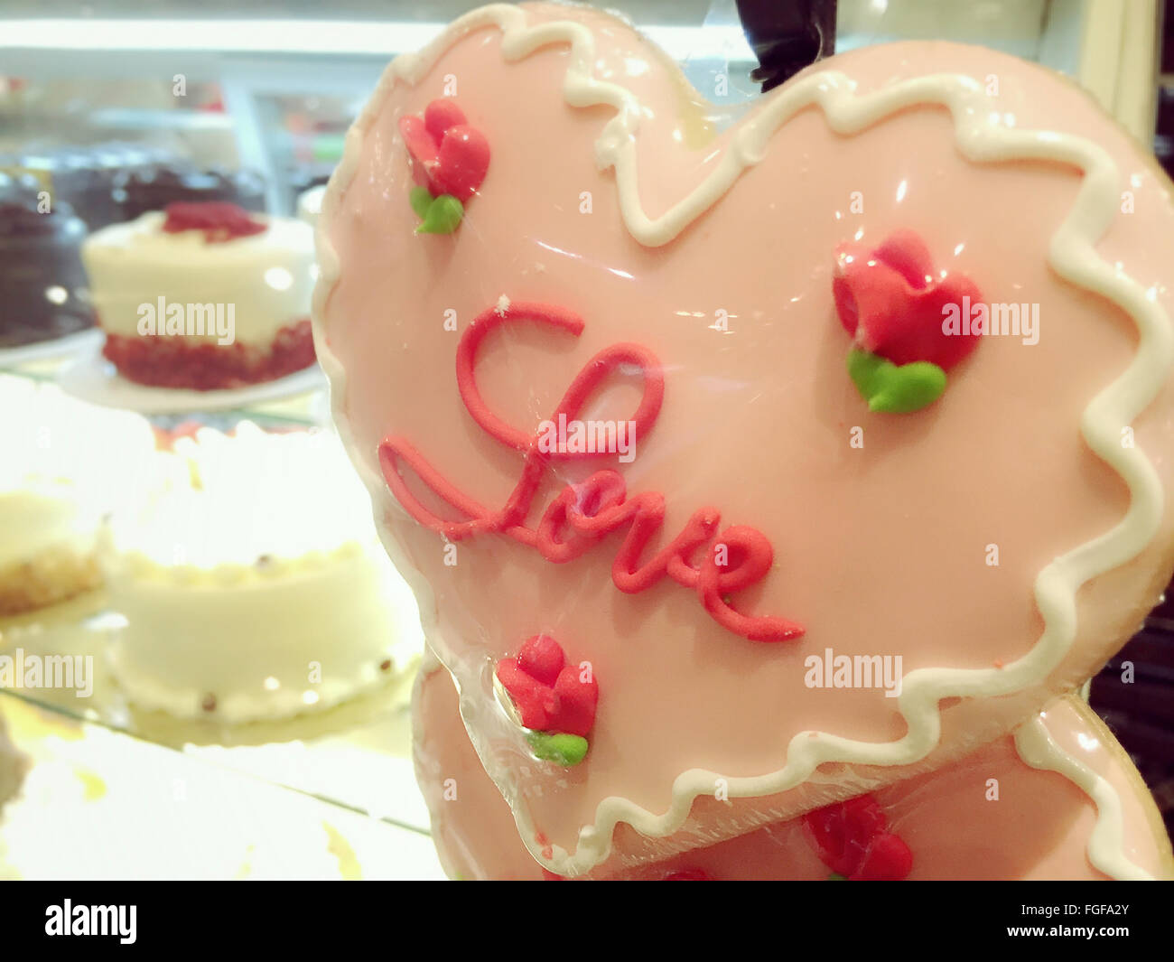 Heart Cookies Decorated Fancy Icing Stock Photos Heart Heart Cookies Decorated Fancy Icing Stock Photos Heart