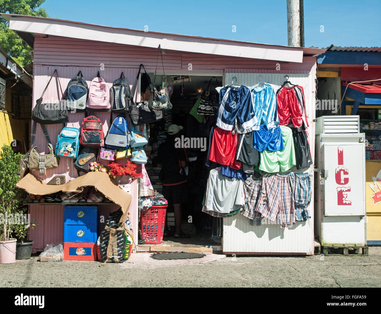 Scarborough; Tobago, Shop, Caribbean, Stock Photo