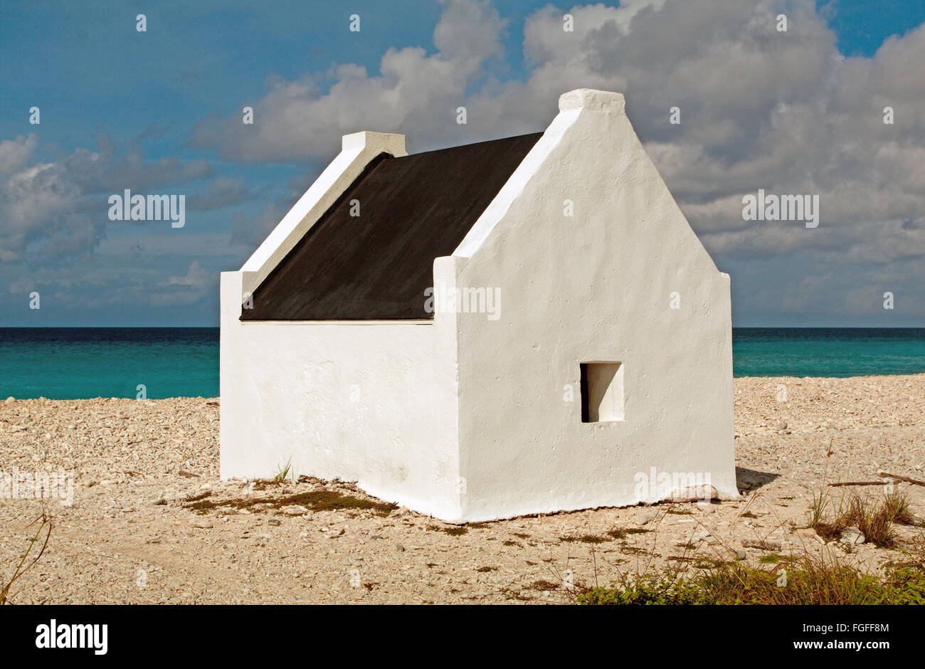 Bonaire, Caribbean, West Indies, Slave Huts, Stock Photo