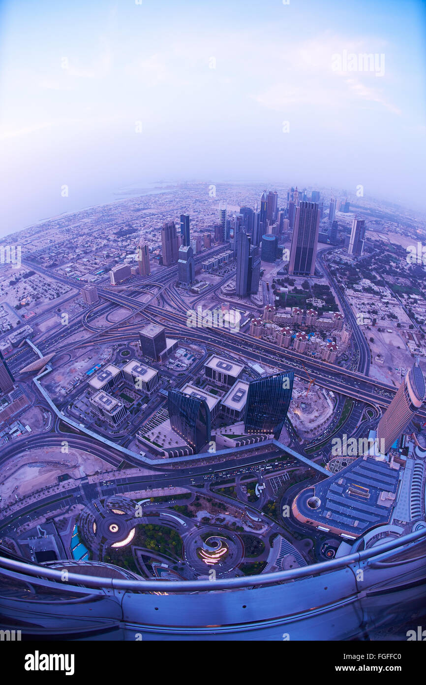 Dubai night skylin Stock Photo Alamy