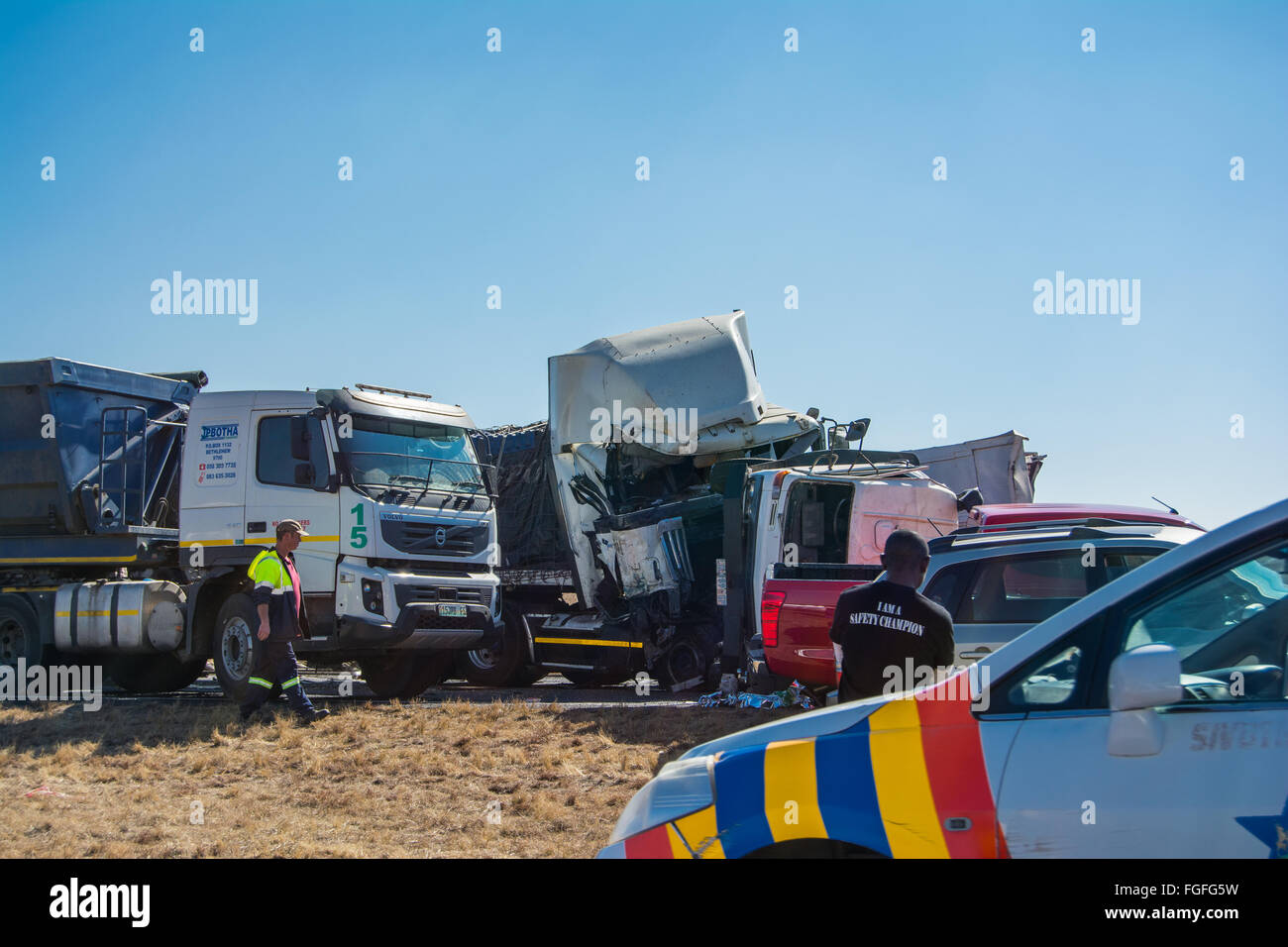 Road truck accidents hi-res stock photography and images - Alamy