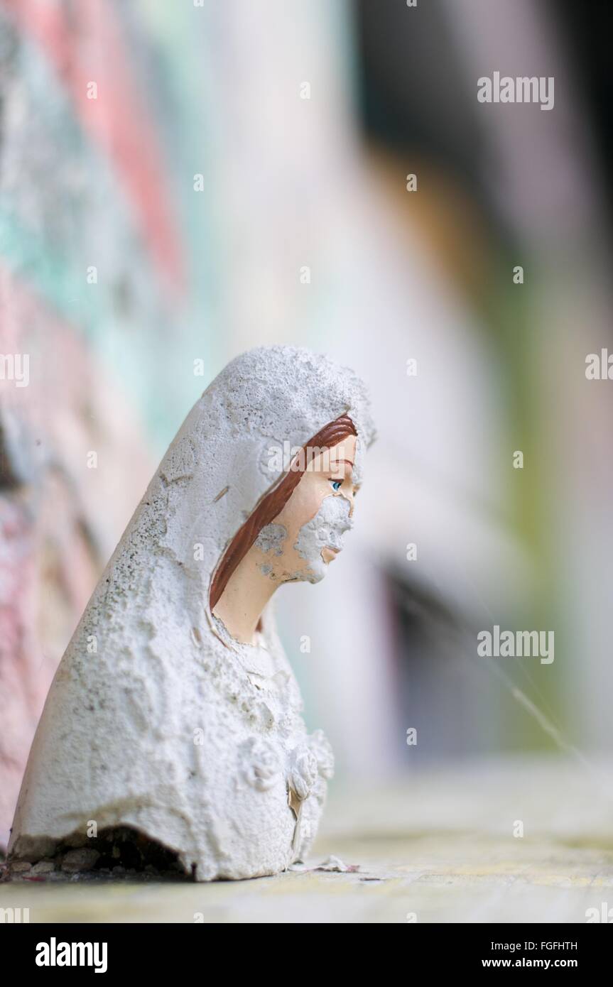 Broken statue of virgin hires stock photography and images Alamy