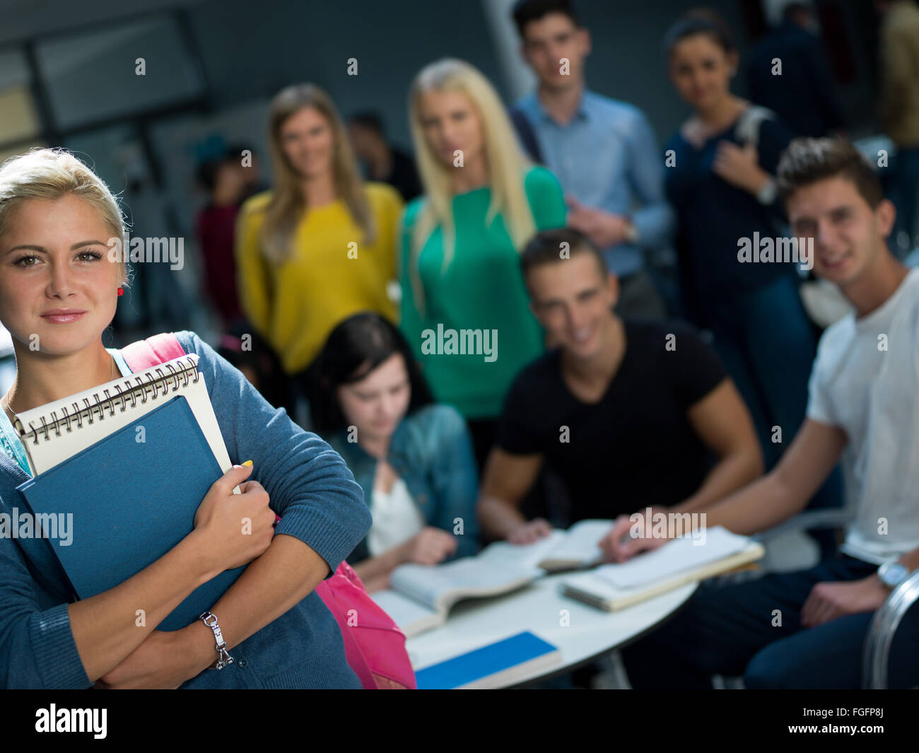 students group study Stock Photo - Alamy