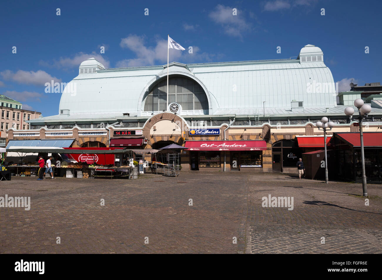 Saluhallen Central Market Kungstorget Gothenburg West Gothland Sweden Scandinavia Europe Stock Photo Alamy