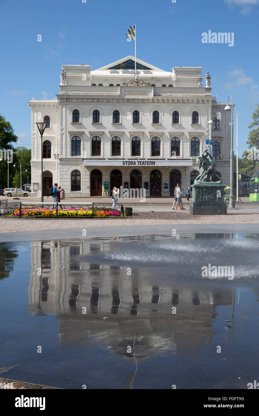 Stora Teatern (Theatre), Gothenburg, West Gothland, Sweden, Scandinavia, Europe Stock Photo