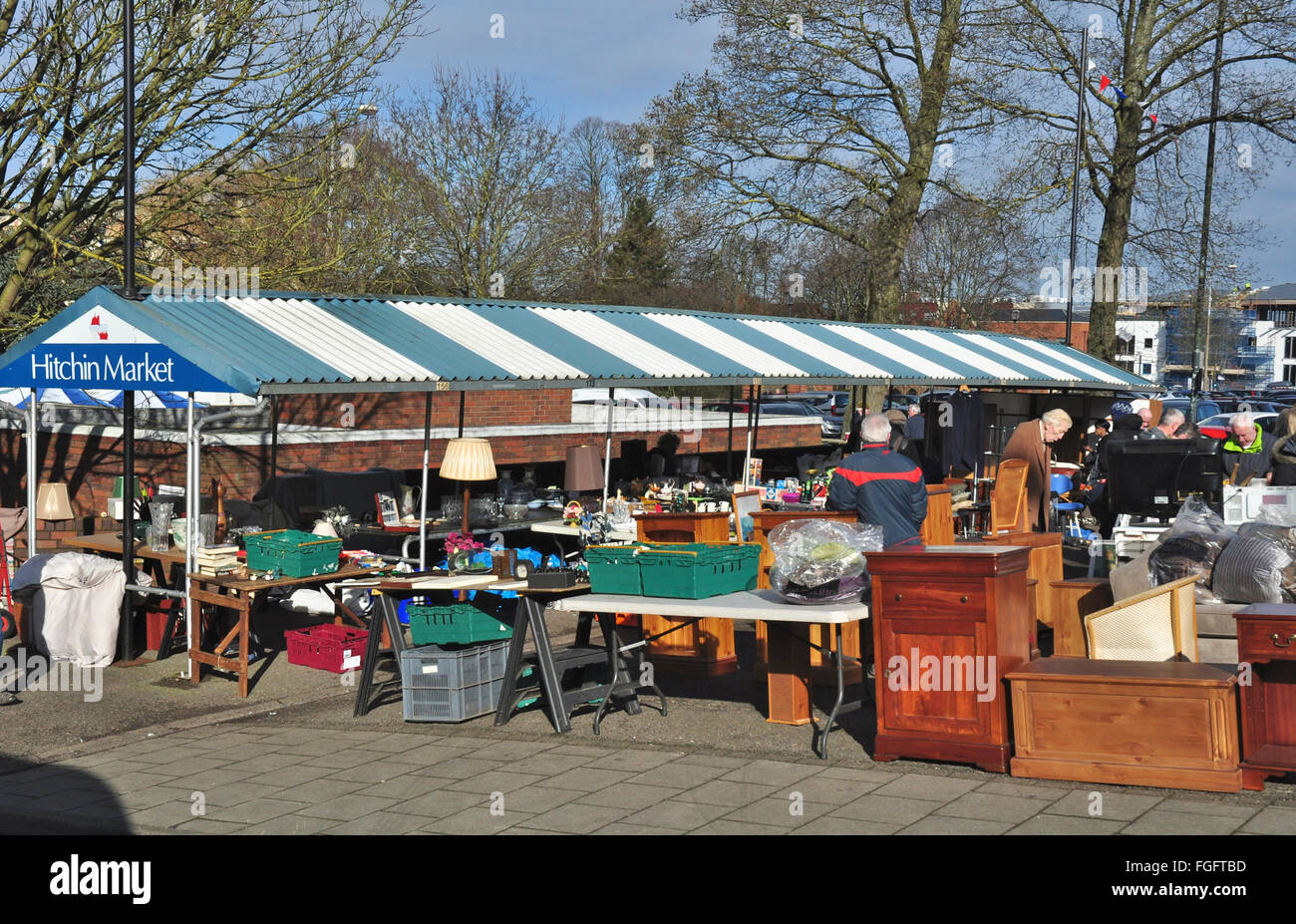 Hitchin Market, Hertfordshire, England, UK Stock Photo Alamy
