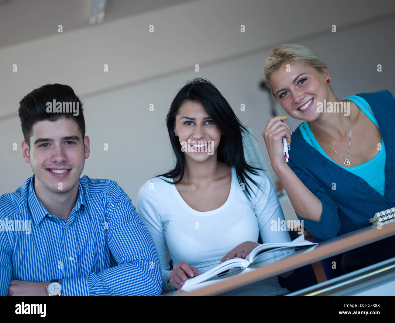 students group study Stock Photo - Alamy