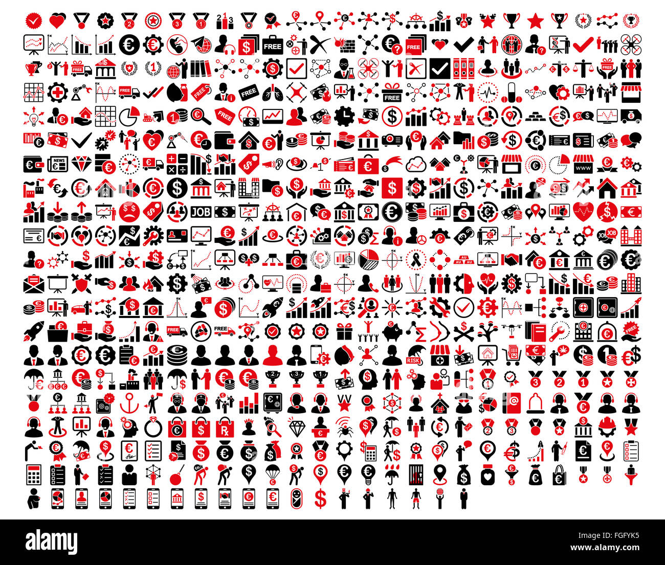 Application Toolbar Icons Stock Photo - Alamy