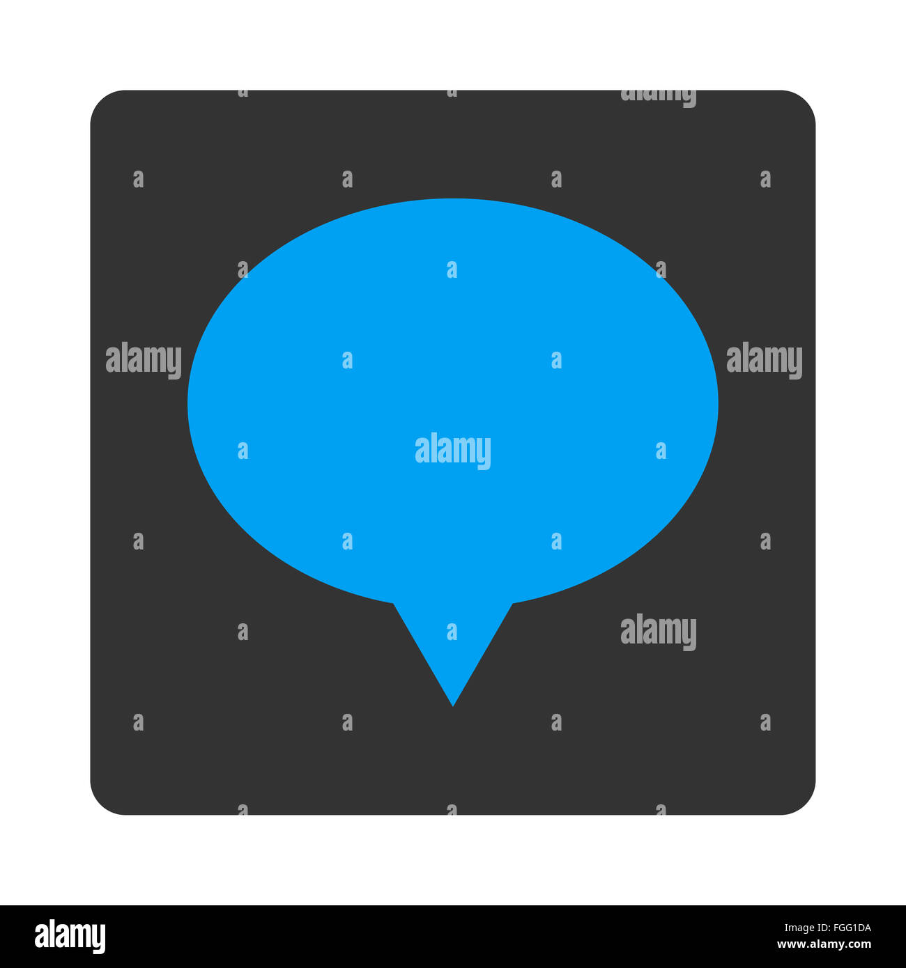 Banner flat blue and gray colors rounded button Stock Photo - Alamy