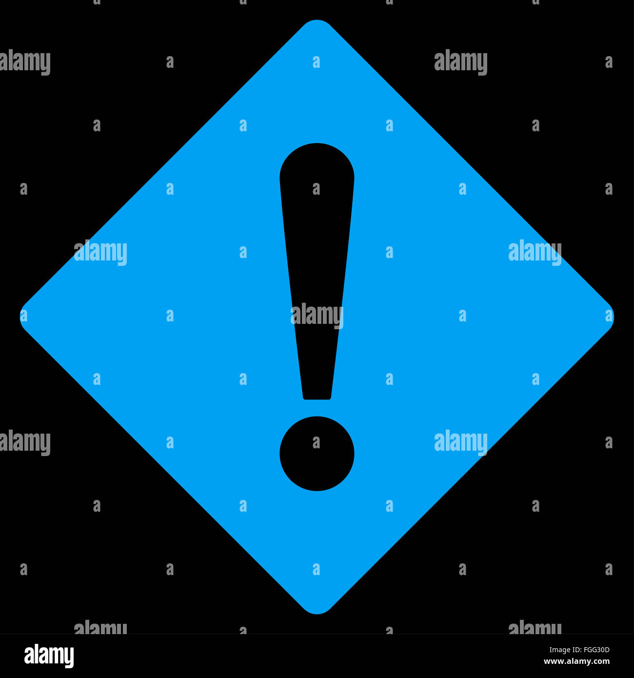 Error flat blue color icon Stock Photo - Alamy