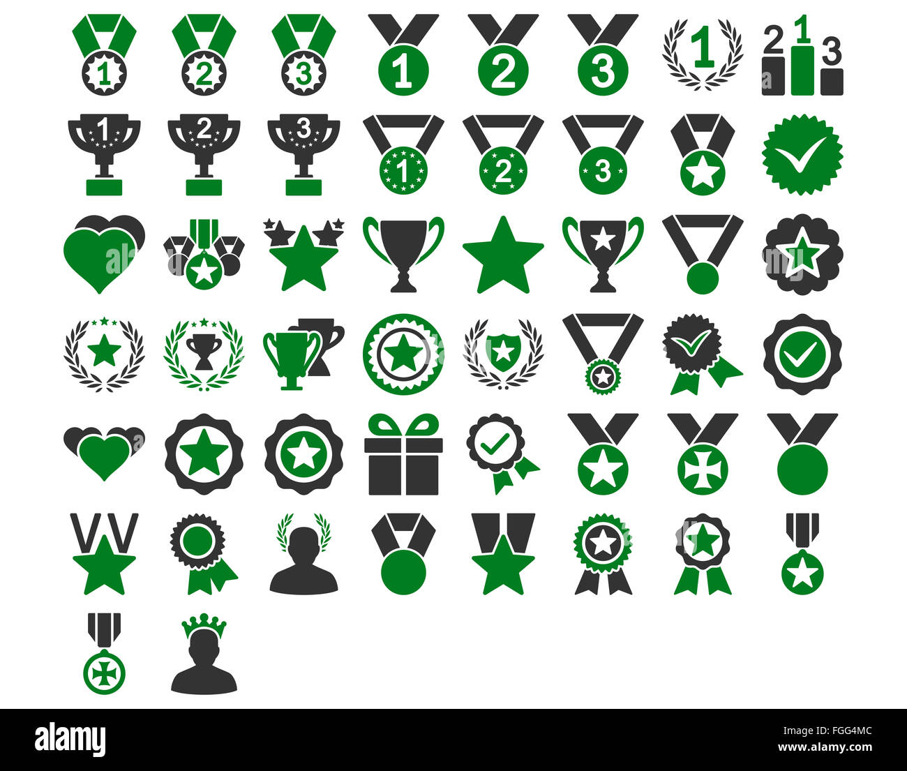 Competition and Awards Icons Stock Photo - Alamy