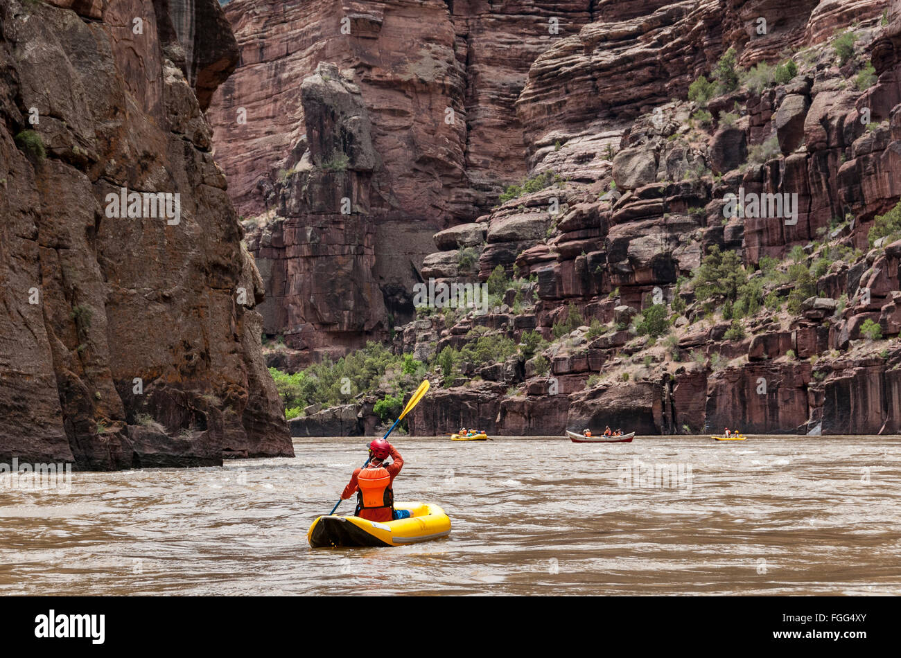 Echo Park damsite in Whirlpool Canyon, Green River Canyon, Dinosaur
