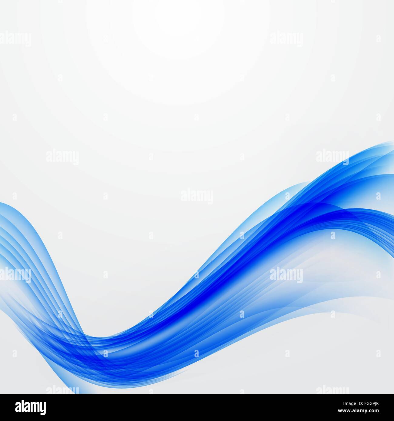 Abstract Blue Wave Background. Vector Illustration Stock Vector Image ...