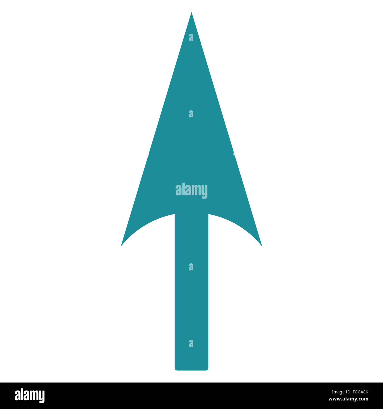 Arrow Axis Y flat soft blue color icon Stock Photo - Alamy
