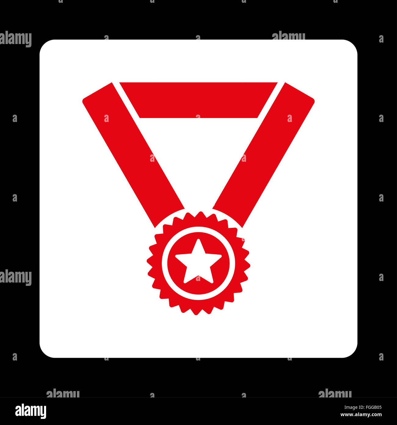 Winner medal icon from Award Buttons OverColor Set Stock Photo - Alamy