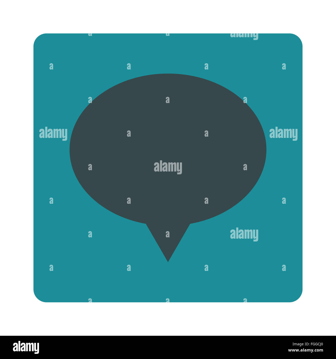 Banner flat soft blue colors rounded button Stock Photo - Alamy