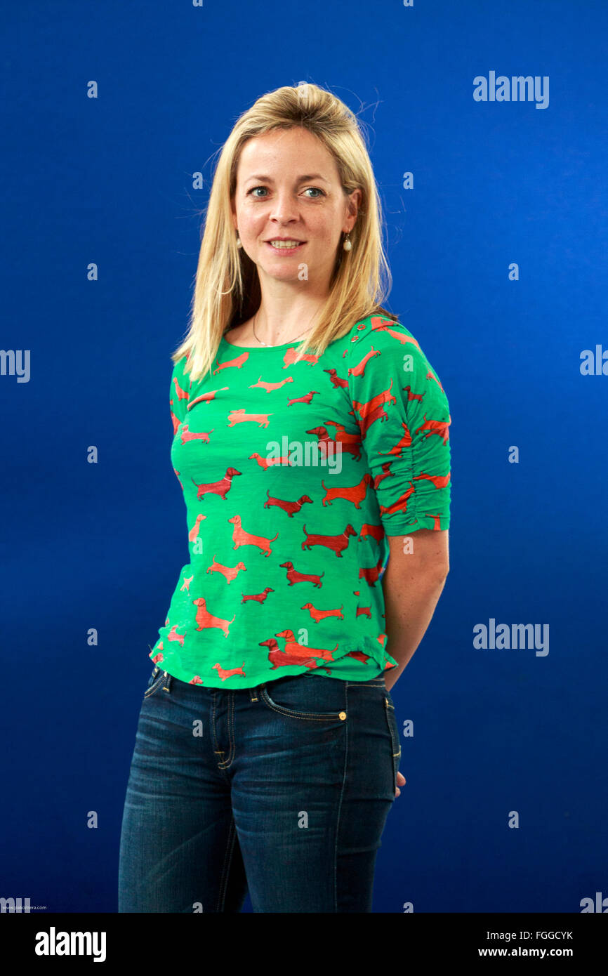 Jennie Rooney pictured during Edinburgh International Book Festival 2013 Stock Photo