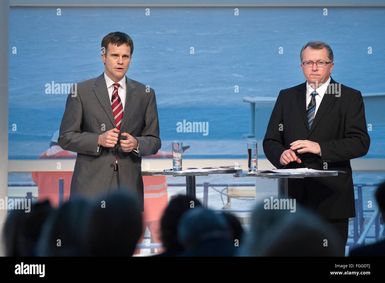 Statoil Past And Present Ceo S Left Helge Lund And Right