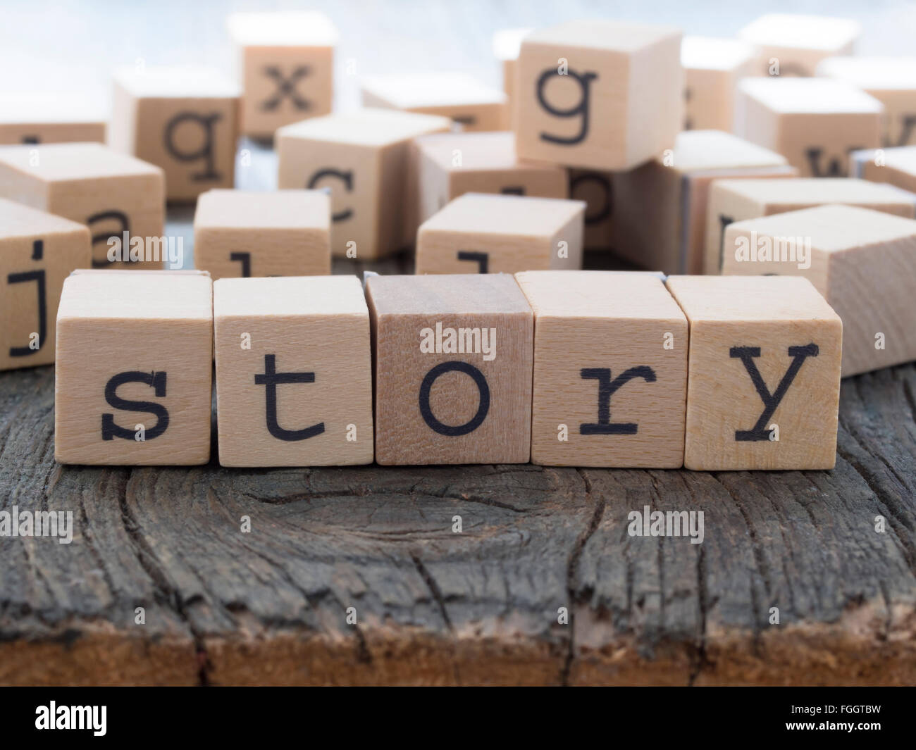 Story telling concept Stock Photo