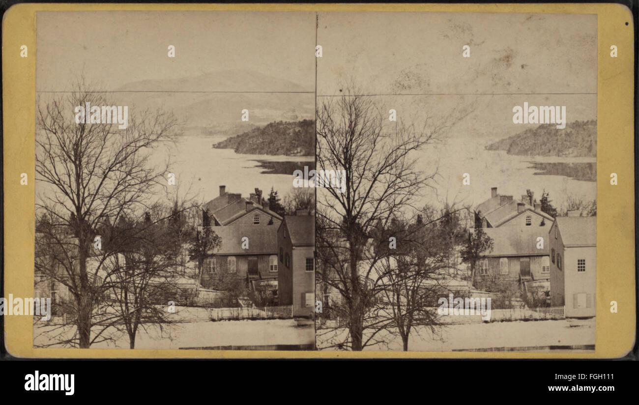 A photograph by E. & H.T. Anthony showing the Hudson River near West ...