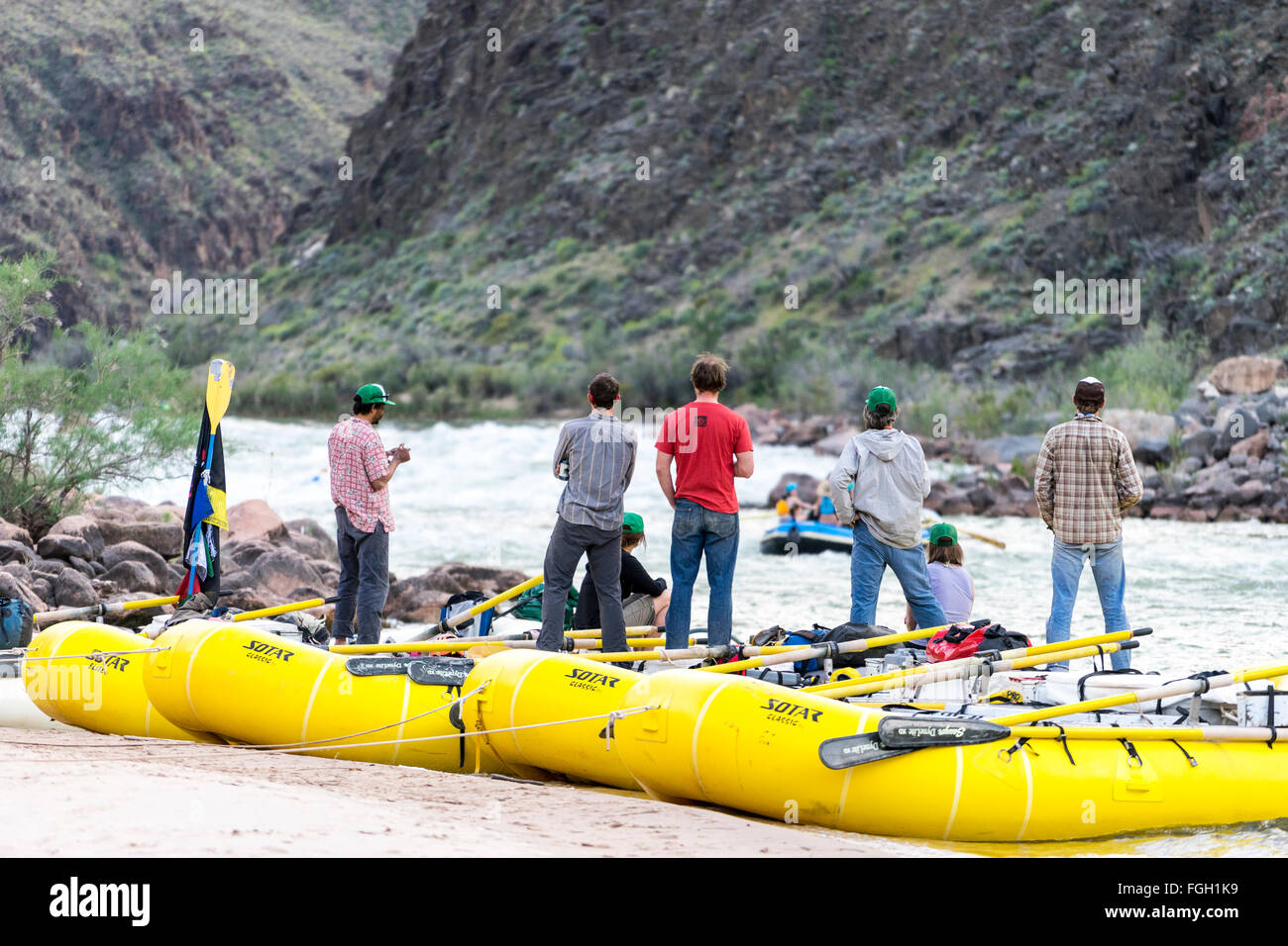 Grand Canyon Raft Trip Stock Photo - Alamy