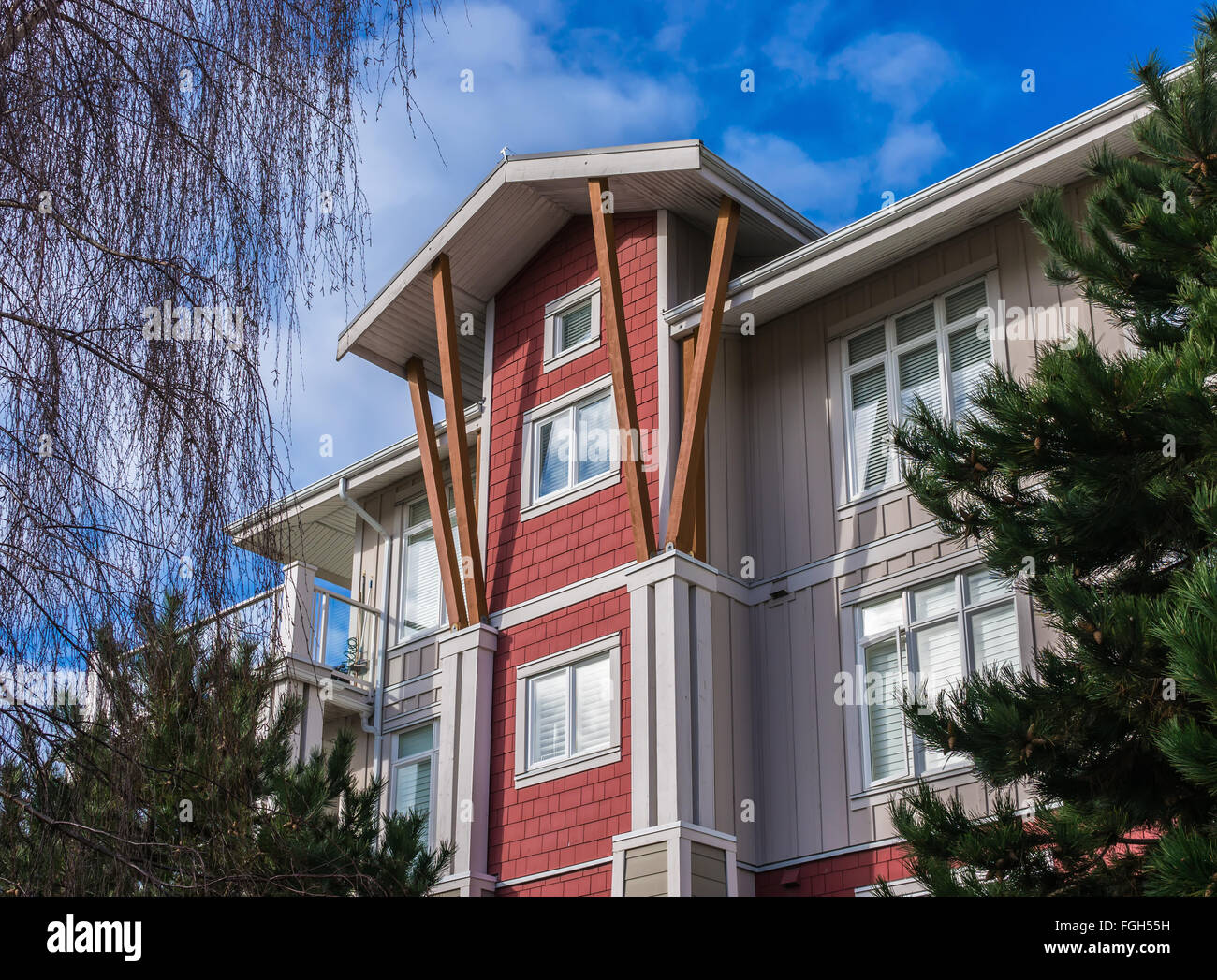 Modern apartment buildings in Richmond, British Columbia, Canada Stock Photo Alamy