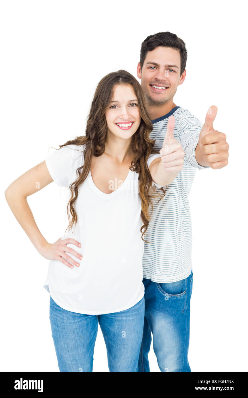 Couple thumbs up hi-res stock photography and images - Alamy