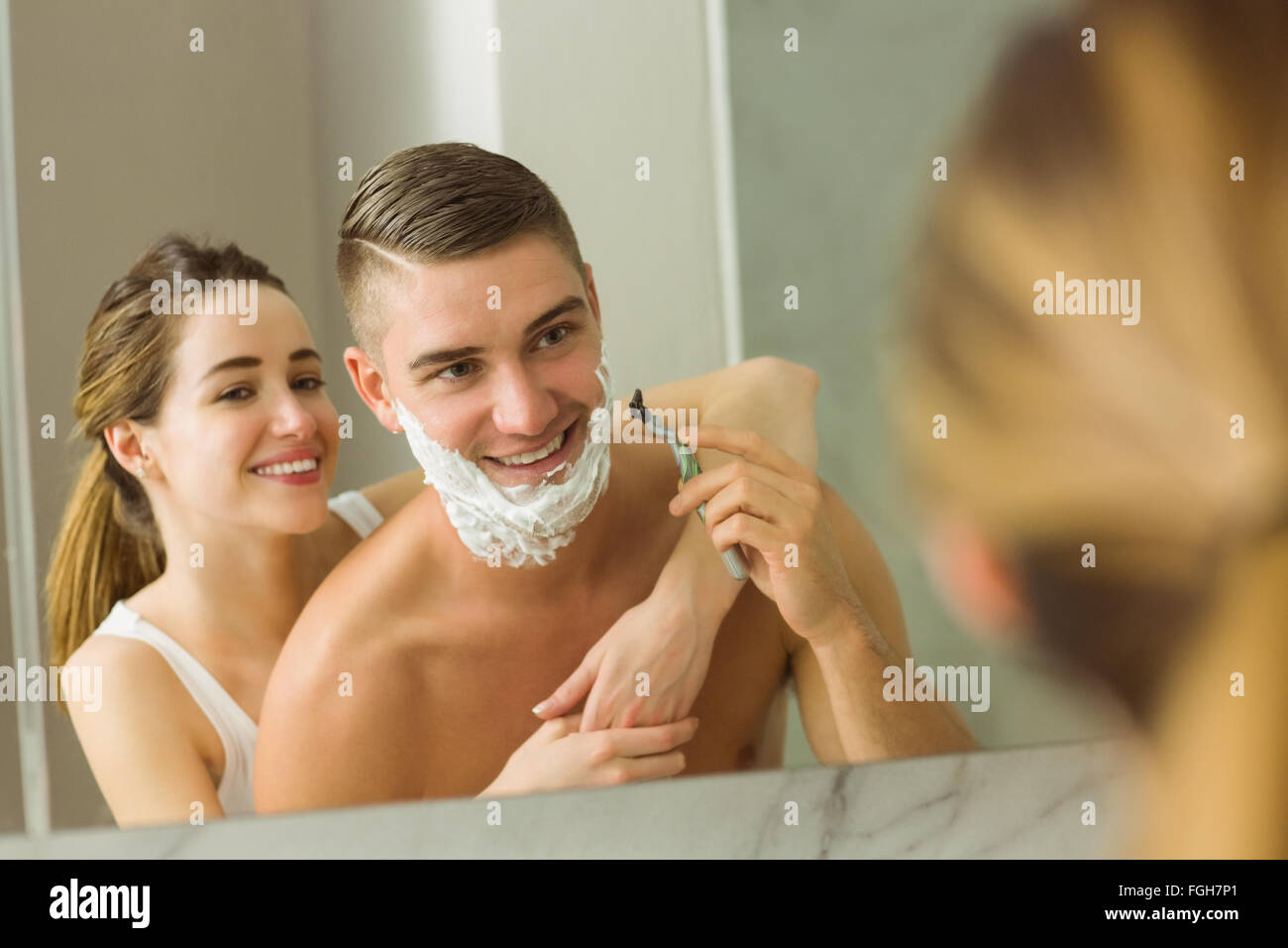 Woman foam nose hi-res stock photography and images - Alamy