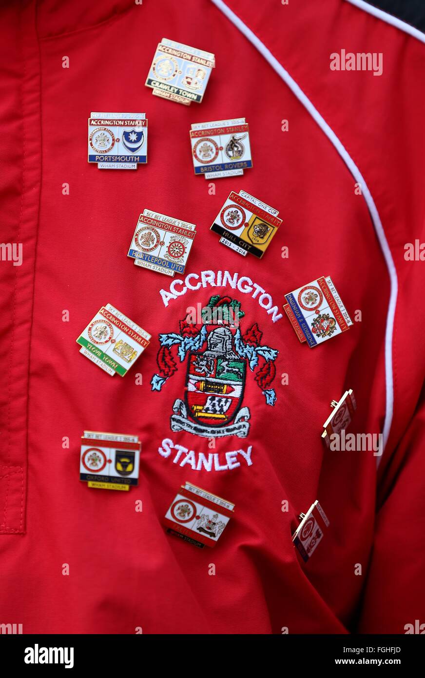 Accrington Stanley Football Club Stock Photo Alamy