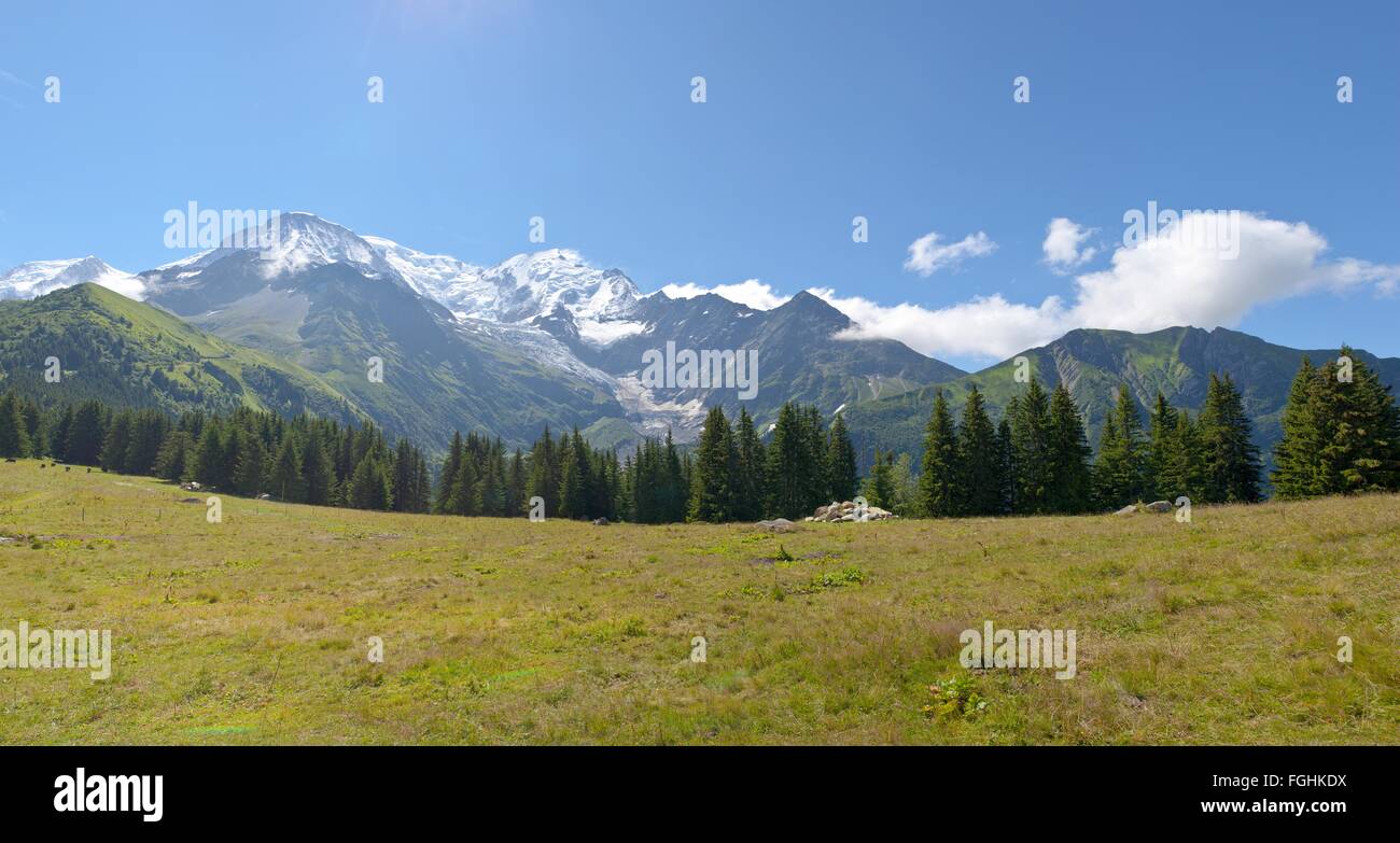 CHAMONIX, beautiful mountain FRANCE Stock Photo