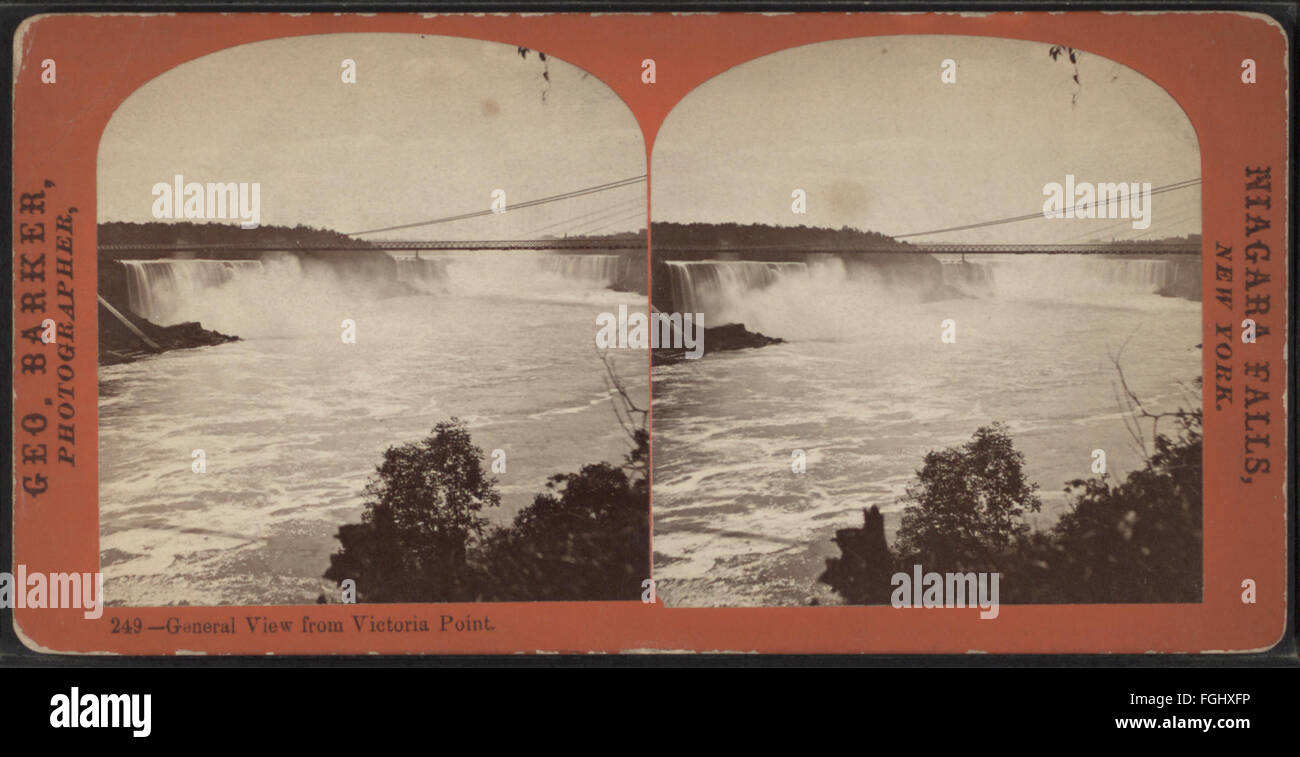 This photograph by George Barker offers a general view from Victoria ...