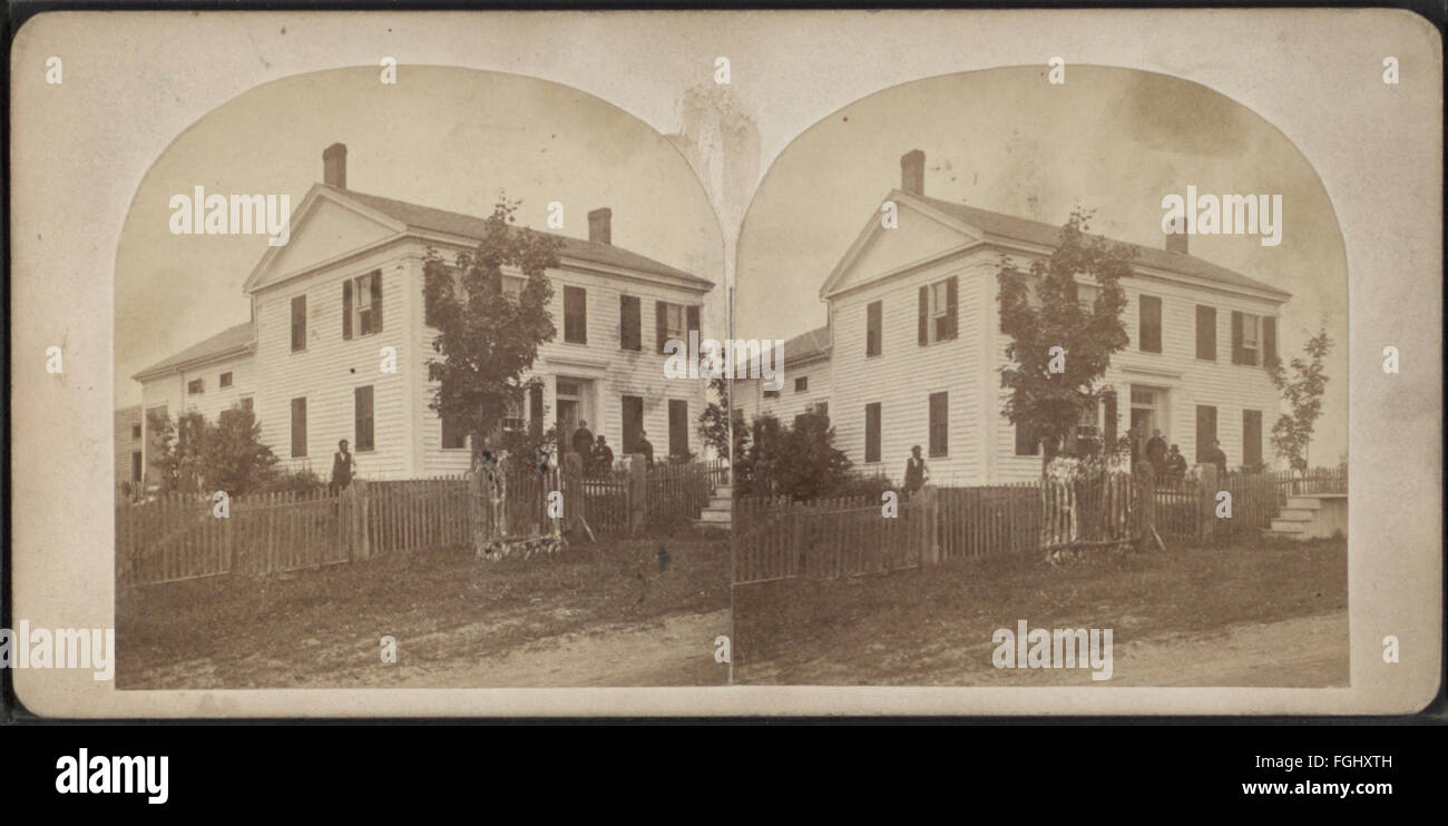 George McKeachie's Residence, by L. F. Hurd 1 Stock Photo